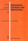 Submodular Functions and Optimization - eBook