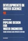 Pipeline Design for Water Engineers - eBook