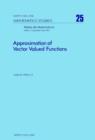 Approximation of Vector Valued Functions - eBook