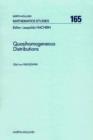Quasihomogeneous Distributions - eBook