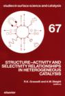 Structure-Activity and Selectivity Relationships in Heterogeneous Catalysis - eBook