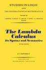 The Lambda Calculus : Its Syntax and Semantics - eBook