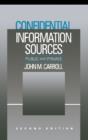 Confidential Information Sources : Public and Private - eBook