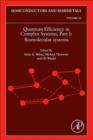 Quantum Efficiency in Complex Systems, Part I : Biomolecular Systems - eBook