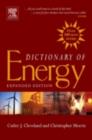 Dictionary of Energy : Expanded Edition - eBook