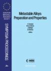 Metastable Alloys: Preparation and Properties - eBook