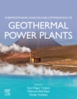 Thermodynamic Analysis and Optimization of Geothermal Power Plants - eBook