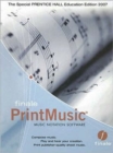 Finale PrintMusic Music Notation Software for Elementary Harmony : Theory and Practice - Book