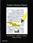 Student Solutions Manual for Statistics for Business and Economics - Book