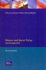 Women And Social Policy - Book
