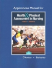 Applications Manual for Health & Physical Assessment in Nursing - Book