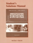 Student Solutions Manual for First Course in Statistics, A - Book