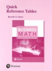 Quick Reference Tables for Business Math - Book