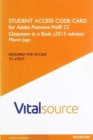 Access Code Card for Adobe Premier Pro CC Classroom in a Book 2015 - Book