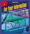 For Your Information 1 : Reading and Vocabulary Skills, Audio CDs - Book