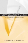 Writing About Music : An Introductory Guide - Book