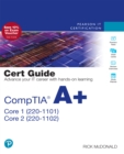 CompTIA A+ Core 1 (220-1101) and Core 2 (220-1102) Pearson uCertify Course and Labs Access Code Card - eBook