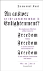 An Answer to the Question: 'What is Enlightenment?' - Book