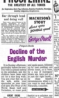 Decline of the English Murder - Book