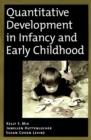 Quantitative Development in Infancy and Early Childhood - eBook