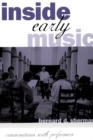 Inside Early Music : Conversations with Performers - eBook