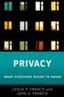 Privacy : What Everyone Needs to Know(R) - eBook