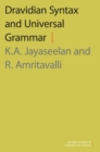 Dravidian Syntax and Universal Grammar - eBook