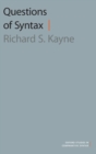 Questions of Syntax - Book