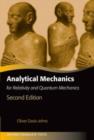 Analytical Mechanics for Relativity and Quantum Mechanics - Book