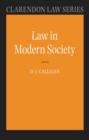 Law in Modern Society - eBook