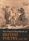 The Oxford Handbook of British Poetry, 1660-1800 - eBook