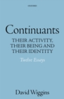 Continuants : Their Activity, Their Being, and Their Identity - eBook