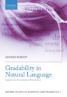 Gradability in Natural Language : Logical and Grammatical Foundations - eBook
