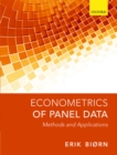 Econometrics of Panel Data : Methods and Applications - eBook