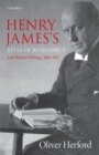 Henry James's Style of Retrospect : Late Personal Writings, 1890-1915 - eBook