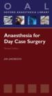 Anaesthesia for Day Case Surgery - eBook