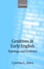 Genitives in Early English : Typology and Evidence - eBook