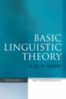 Basic Linguistic Theory Volume 1 : Methodology - eBook