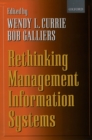 Rethinking Management Information Systems : An Interdisciplinary Perspective - eBook