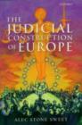 The Judicial Construction of Europe - eBook
