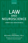 Law and Neuroscience : Current Legal Issues Volume 13 - eBook