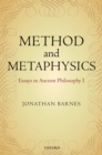 Method and Metaphysics : Essays in Ancient Philosophy I - eBook