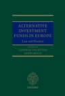 Alternative Investment Funds in Europe - eBook