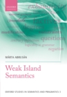 Weak Island Semantics - eBook