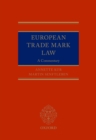European Trade Mark Law - eBook