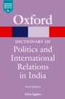 A Dictionary of Politics and International Relations in India - eBook