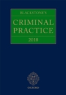 Blackstone's Criminal Practice 2018 - eBook