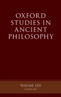 Oxford Studies in Ancient Philosophy, Volume 53 - eBook