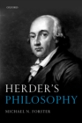 Herder's Philosophy - eBook
