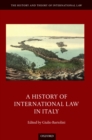 A History of International Law in Italy - eBook
